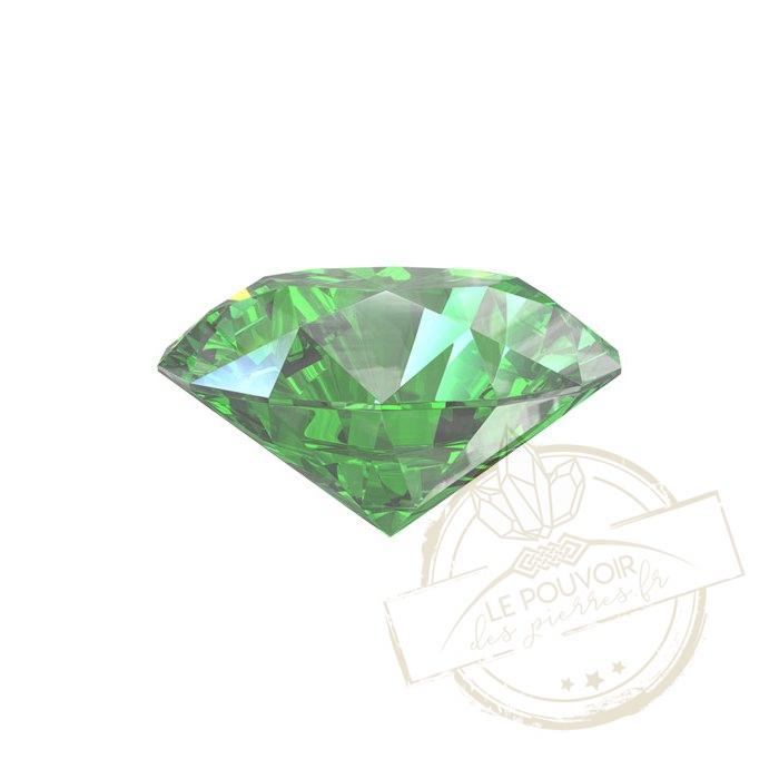 Pierre Diamant vert Vertus signification et bienfaits de cette