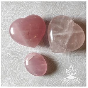 coeur quartz rose galet quartz rose vertus