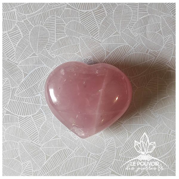 le quartz rose propriétés coeur