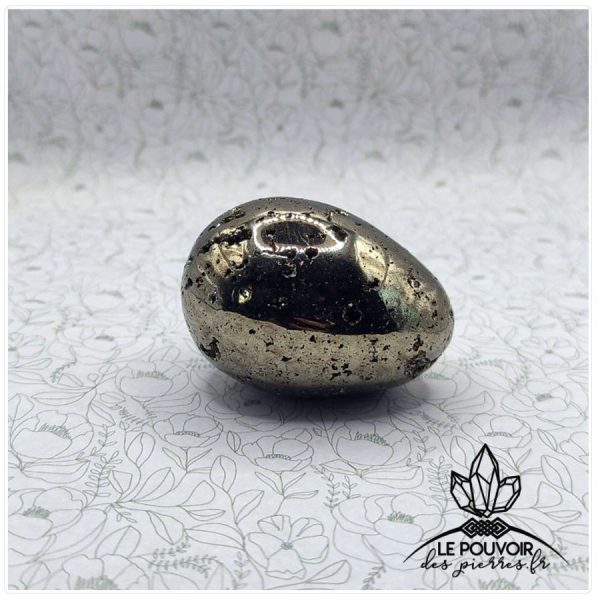 oeuf en pyrite œuf en pierre lithothérapie