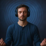 hypno meditation homme casque audio interieur